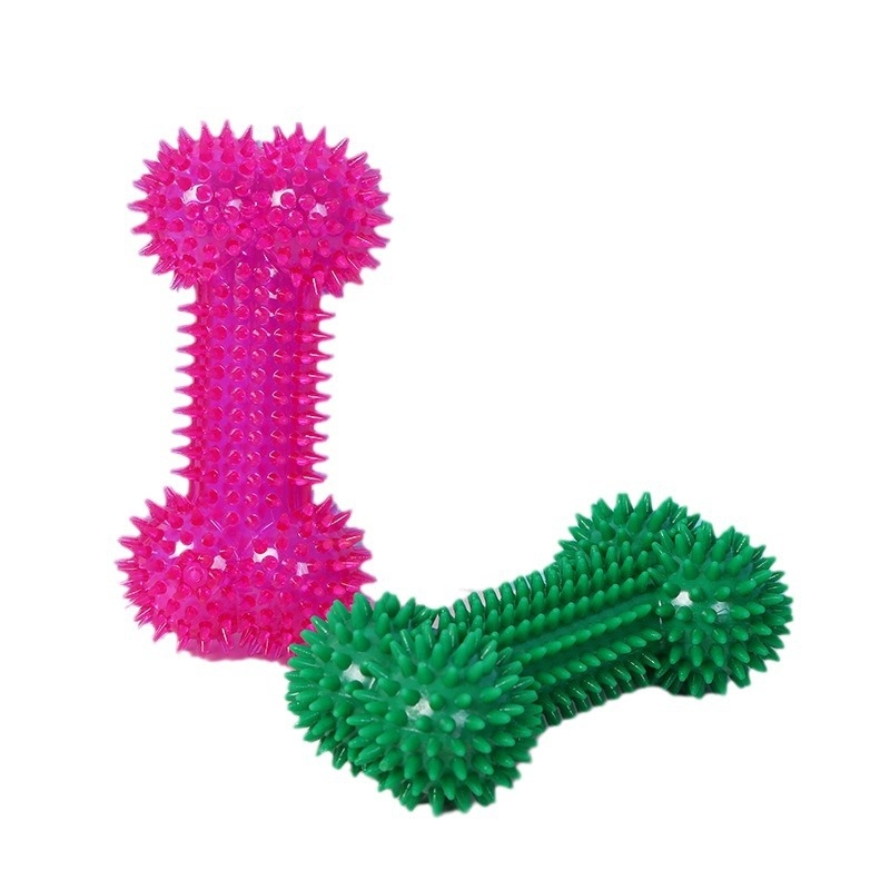 ของเล่นสุนัขกัดแทะ รูปทรงกระดู - Interactive Squeaky Plush Dog Toy บทวิจารณ์และราคา