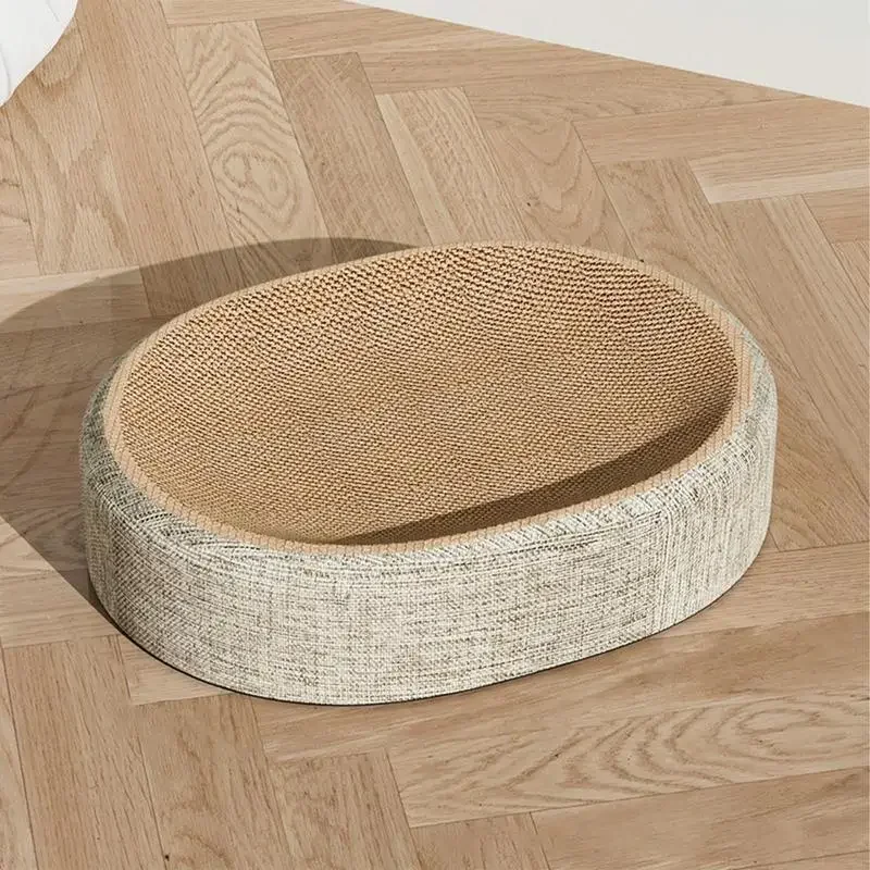 แผ่นรองข่วนรูปวงรีสำหรับแมว ทำ - Pet Beds บทวิจารณ์และราคา