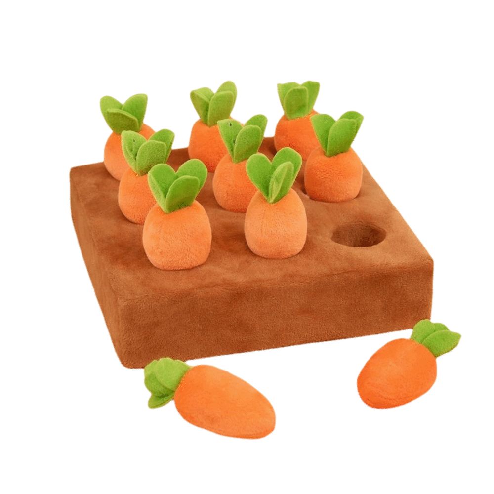 แผ่นรองดมกลิ่นแครอทบรรเทาความเ - Dog Puzzle Feeder Toy บทวิจารณ์และราคา