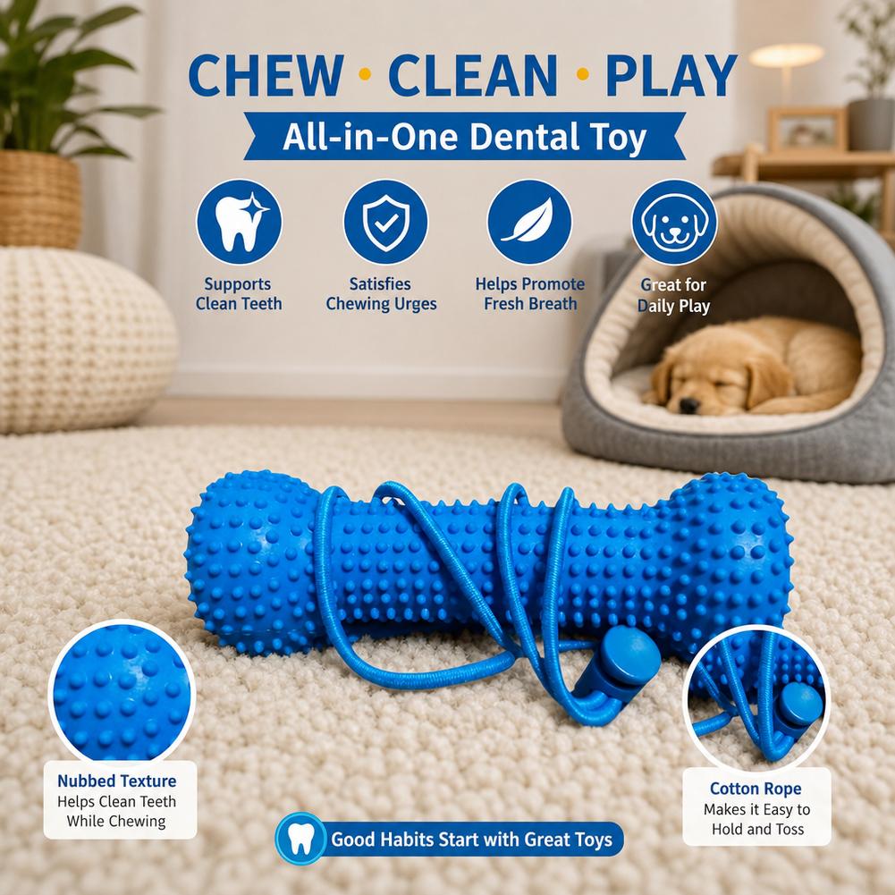 แท่งเคี้ยวสำหรับสุนัขช่วงฟันขึ - Teeth Cleaning Dog Chew Bone บทวิจารณ์และราคา