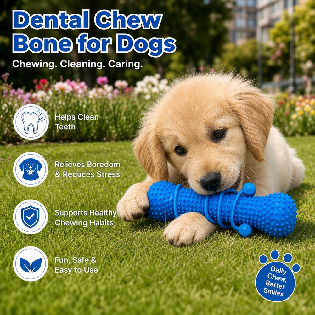 แท่งเคี้ยวสำหรับสุนัขช่วงฟันขึ - Teeth Cleaning Dog Chew Bone บทวิจารณ์และราคา