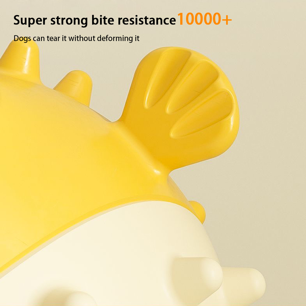 ของเล่นสุนัขปลากระโดด ลูกบอลรั - Rubber Treat Dispensing Dog Toy บทวิจารณ์และราคา