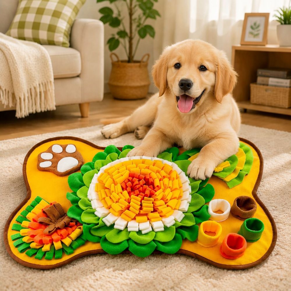 แผ่นรองสุนัขรูปกระดูก ของเล่นฝ - Dog Puzzle Feeder Toy บทวิจารณ์และราคา